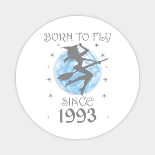 BORN TO FLY SINCE 1945 WITCHCRAFT T-SHIRT | WICCA BIRTHDAY WITCH GIFT Magnet